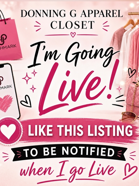 Other - Donning G Apparel I'm Going Live! 💖 Join Me For Some Great Deals